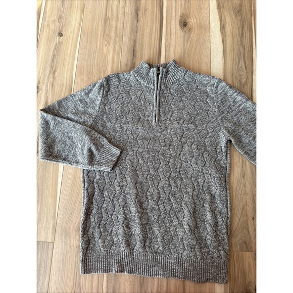 Method Other - Method Men's Long Sleeve Quarter Zip Knit Sweater XxL‎ Gray j367
